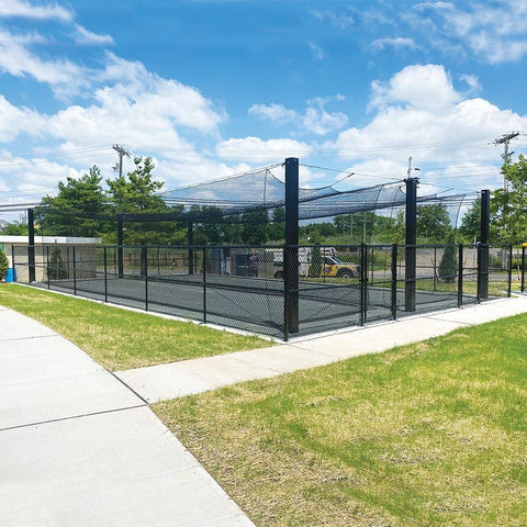 Jaypro Batting Cage Tunnel - Mega Outdoor - (55') - Tandem MPCTF-55D