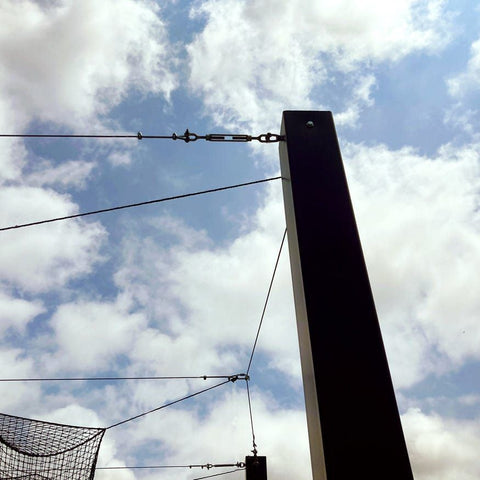 Jaypro Batting Cage Tunnel - Mega Outdoor - (70') - Single MPCTF-70S