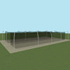 Image of Jaypro Batting Tunnel Frame - Professional Outdoor (55') - Tandem PROTF-55T