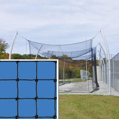 Jaypro Batting Tunnel Net - #42 - 2mm Twisted Poly Fiber - 1-3/4 in. Square Mesh 70 ft