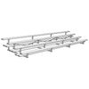 Image of Jaypro Bleacher - 21' (3 Row - Double Foot Plank) - All Aluminum BLDP-421AL