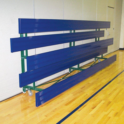 Jaypro Bleacher - 27' (4 Row - Double Foot Plank) - All Aluminum BLDP-427AL