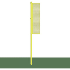 Jaypro Foul Poles - Collegiate (12') - (Yellow) BBSBFP-12