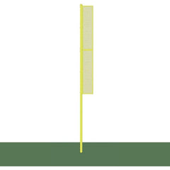 Jaypro Foul Poles - Collegiate (20') - (Yellow) BBCFP-20
