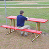 Image of Jaypro Scorer Table (Outdoor) with Bench - 7-1/2' - Portable (Powder Coated) ST75PC