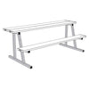 Image of Jaypro Scorer Table (Outdoor) with Bench - 7-1/2' - Portable ST75