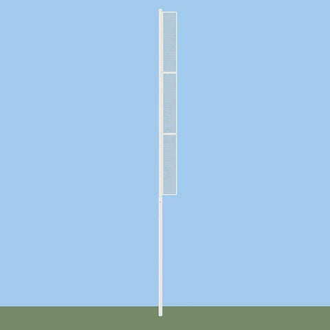 Jaypro Softball Foul Poles - 30' - (Professional) (Surface Mount) SBFP-30SM