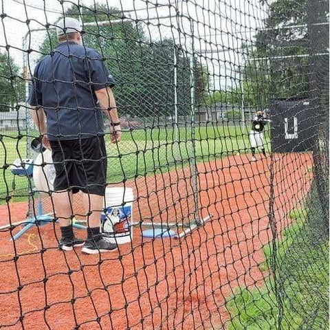 JUGS #42 Twisted Knotted Black Polyethylene Batting Cage Nets