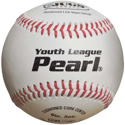 JUGS Youth League Pearl Pitching Machine Baseballs (Dozen) B5220