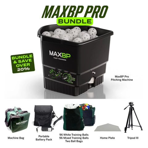 MaxBP Pro Pitching Machine Bundle #1