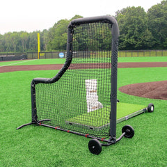 On Deck Sports Sentinel 7 L-Screen w/ Padding & Wheel Kit  W-PS2003-WK