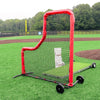 Image of On Deck Sports Sentinel 7 L-Screen w/ Padding & Wheel Kit  W-PS2003-WK