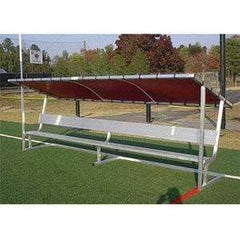 PEVO 15' Covered Bench with Backrest TBC-15