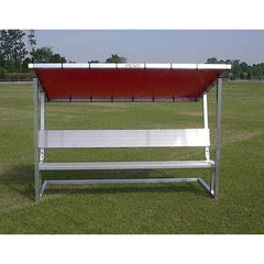 PEVO 7.5' Covered Bench with Backrest TBC-8