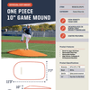 Image of Portolite 10" Baseball Portable Pitching Mound 95501PC
