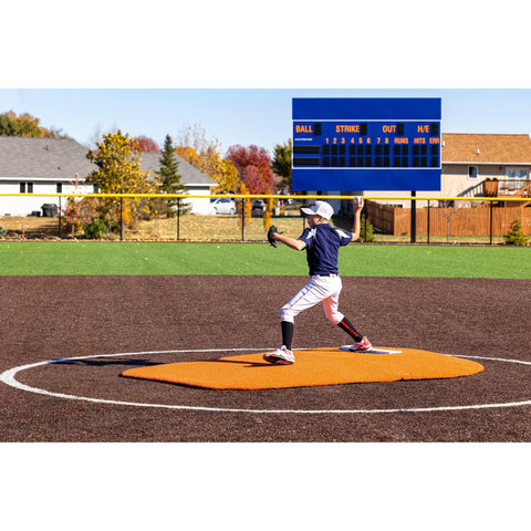 Portolite 6" Oversized Two-Piece Baseball Portable Pitching Mound TPM61252PC