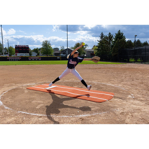 Portolite Pro Spiked Fastpitch Softball Pitching Mat PROSP1036