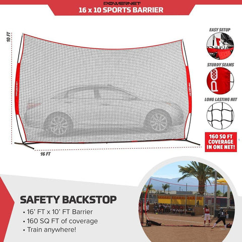 Powernet 16x10 FT Sports Barrier Net 1153