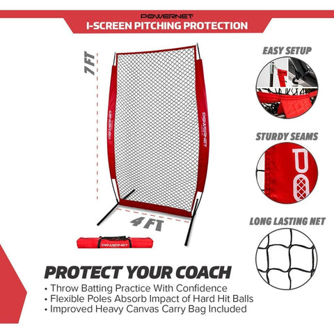 Powernet I-Screen Net for Batting Practice