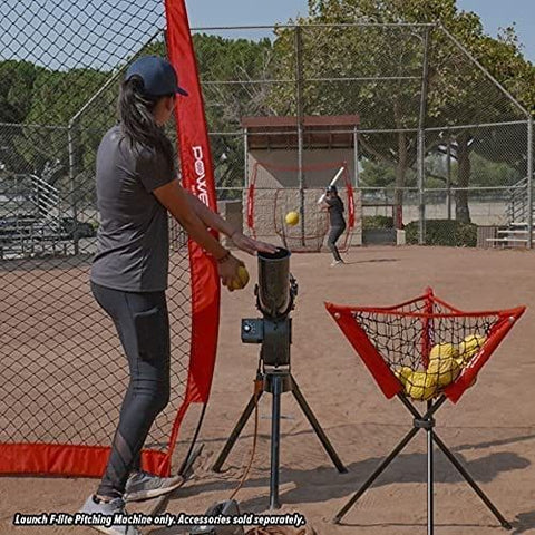 Powernet Launch F-lite Baseball and Softball Pitching Machine 1194