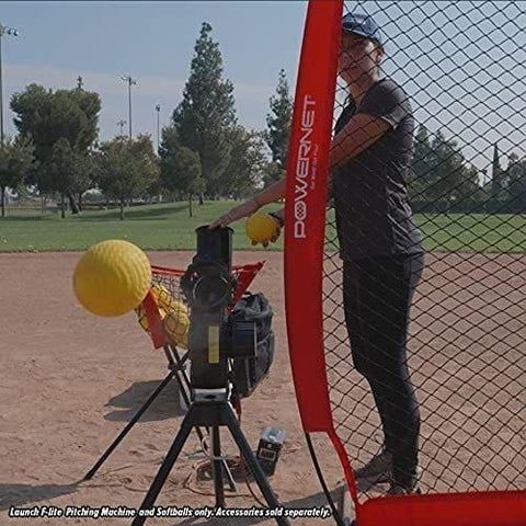 Powernet Launch F-lite Baseball and Softball Pitching Machine 1194