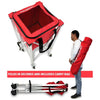 Image of Powernet Wheeled Ball Caddy Cart for Baseball Softball and Tennis 1091