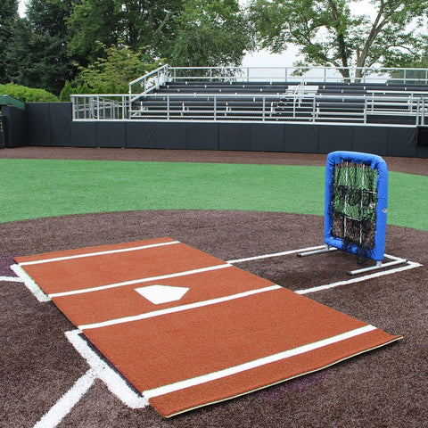 ProMounds 12' X 6' Batting Mat Pro With Inlaid Home Plate
