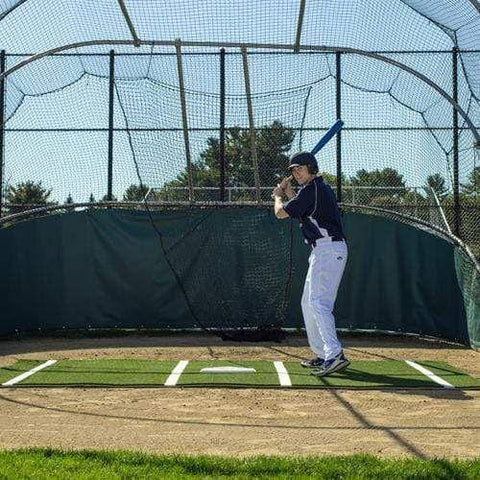 ProMounds 12' x 6' Pro Lined Artificial Turf Baseball Batting Mat