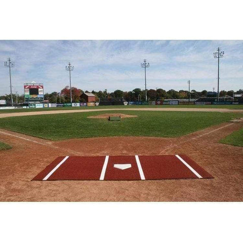 ProMounds 12' x 7' Pro Lined Artificial Turf Softball Batting Mat