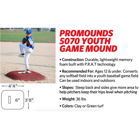 ProMounds 5070 Youth Portable Pitching Mound MP5070