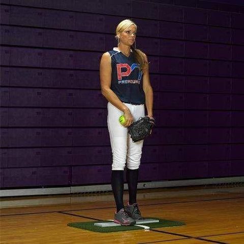 ProMounds Fastpitch Softball Pitching Mini-Mat Powerline MP3009