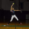 Image of ProMounds Foam Back Fastpitch Softball Pitching Mat Powerline MP2038