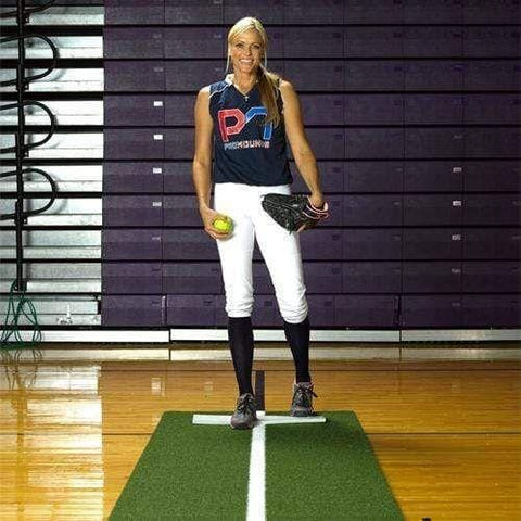 ProMounds Jennie Finch Fastpitch Softball Pitching Mat w/ Powerline MP2036