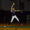 Image of ProMounds Jennie Finch Fastpitch Softball Pitching Mat w/ Powerline MP2036