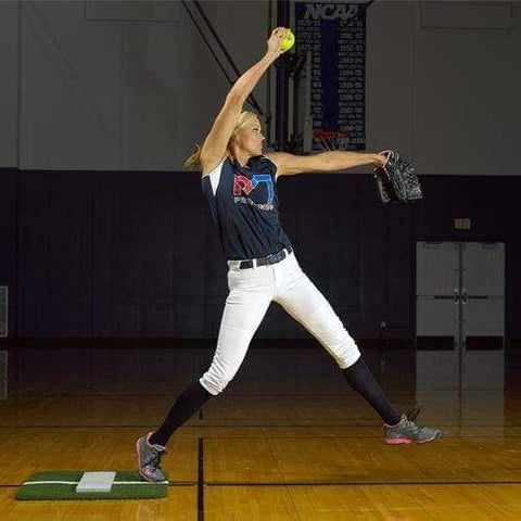 ProMounds Jennie Finch Fastpitch Softball Pitching Mini-Mat Powerline MP3009