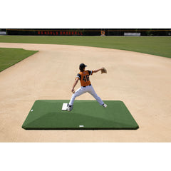 Proper Pitch 8" Tapered Game Portable Pitching Mound Green Turf B807004