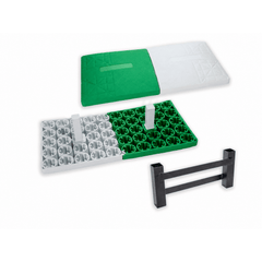 Rogers Low-Profile Flexy Baseball Base Set w/Green Double First Base RFBB-3-DBL-FST-G