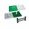 Image of Rogers Low-Profile Flexy Baseball Base Set w/Green Double First Base RFBB-3-DBL-FST-G