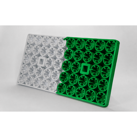 Rogers Low-Profile Flexy Baseball Base Set w/Green Double First Base RFBB-3-DBL-FST-G