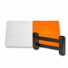 Image of Rogers Pro-Style Base Set w/ Double First Base White/Orange RPSB-2-DBL-FST-OR