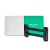 Image of Rogers Pro-Style Double First Base White/Green RPS-DBL-FST-G