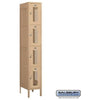 Image of Salsbury 12" Wide Four Tier Vented Metal Locker 12" W x 78" H x 15" D (Unassembled)