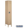 Image of Salsbury 12" Wide Single Tier Standard Metal Locker 12" W x 78" H x 15" D (Unassembled)