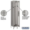 Image of Salsbury 12" Wide Single Tier Vented Metal Locker 12" W x 78" H x 12" D (Unassembled)