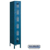 Image of Salsbury 12" Wide Six Tier Box Style Vented Metal Locker 12" W x 78" H x 12" D (Unassembled)