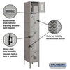 Image of Salsbury 12" Wide Six Tier Box Style Vented Metal Locker 12" W x 78" H x 18" D (Unassembled)