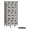 Image of Salsbury 12" Wide Triple Tier Vented Metal Locker 36" W x 78" H x 12" D (Unassembled)