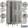 Image of Salsbury 15" Single Tier Vented Metal Locker 45" W x 78" H x 15" D (Unassembled)