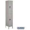Image of Salsbury 15" Wide Double Tier Standard Metal Locker 15" W x 78" H x 18" D (Unassembled)