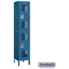 Image of Salsbury 15" Wide Double Tier Vented Metal Locker 15" W x 78" H x 15" D (Unassembled)